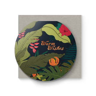 Warm Wishes Clamshell Card