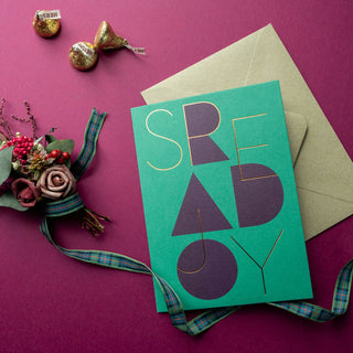 Spread Joy Folded Card
